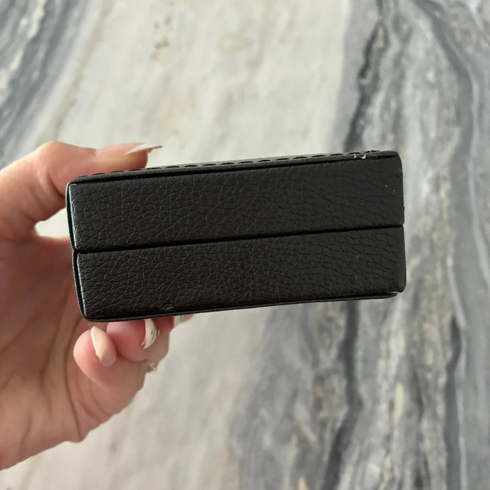 Wordsworth & Black Faux Leather Single Fountain Pen Presentation Case Box Black